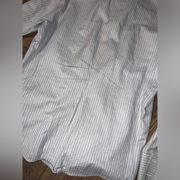 emanuel ungaro button up striped print textured classic designer men’s $200 - Picture 5 of 9